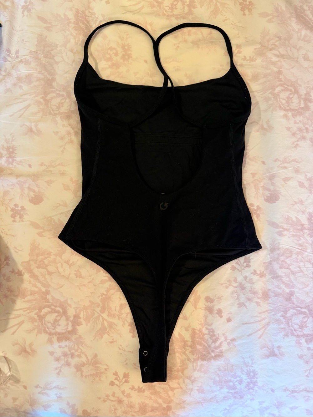 Garage Black Bodysuit with Strappy Back